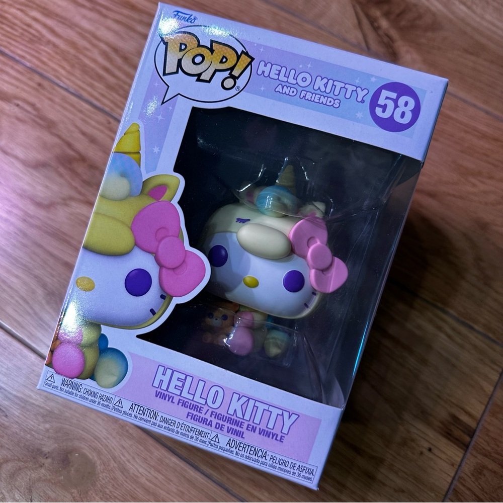 Funko Pop Hello Kitty Unicorn #58 Kawaii & Friends Series NWT Sanrio Collectible